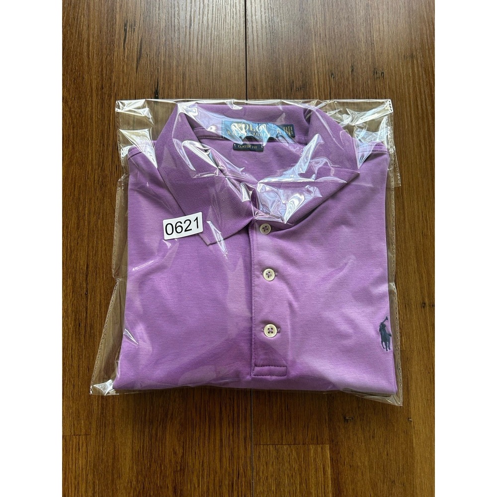 Polo Ralph Lauren‎ Classic Fit Purple Polo Shirt Mens XL Short Sleeve Cotton - Picture 11 of 11